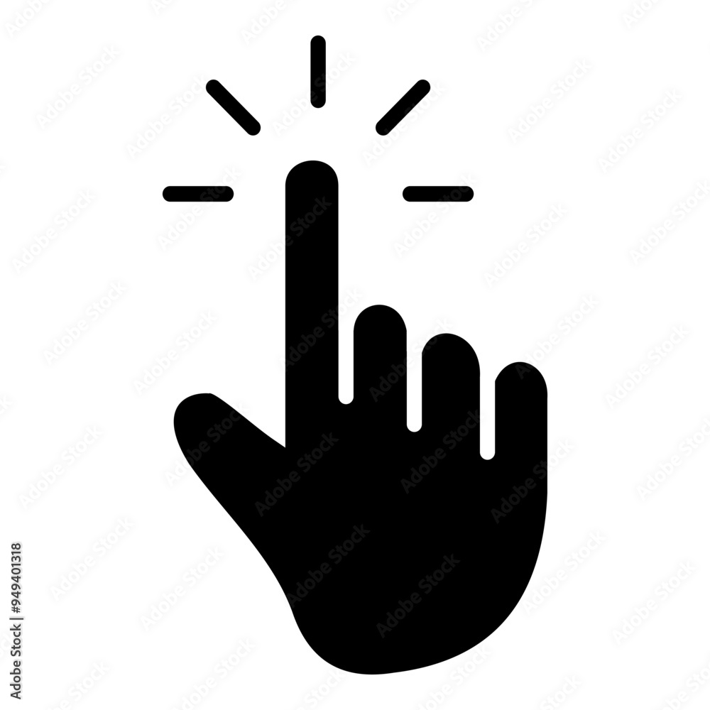 Hand cursor icon. click vector icon. hand click. pointer. Hand cursor icon. click vector icon. hand click. pointer.