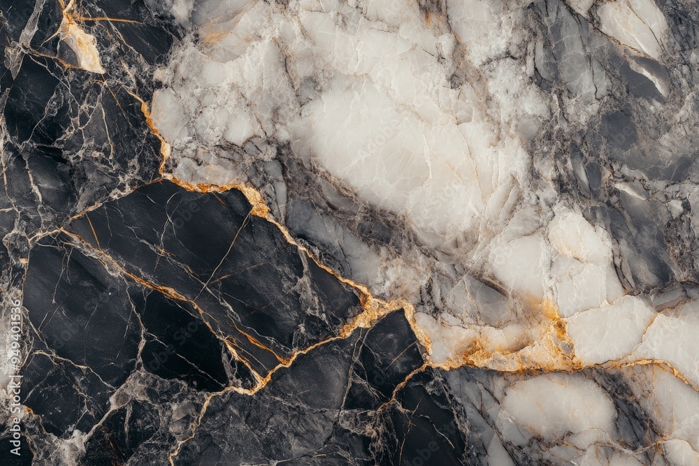 Black and White Marble Texture. Black and White Marble Texture.