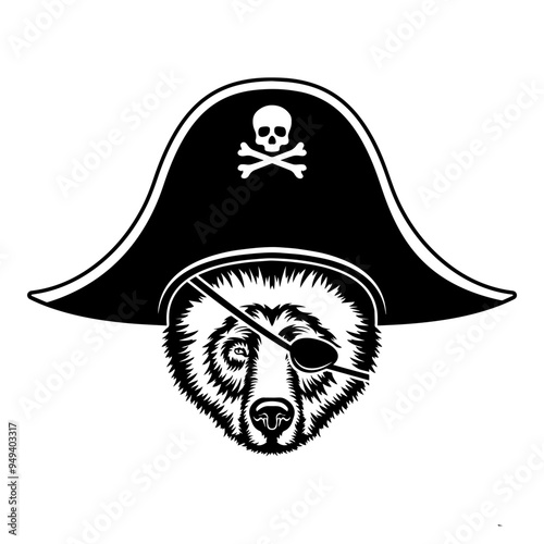 Pirate Grizzly Bear