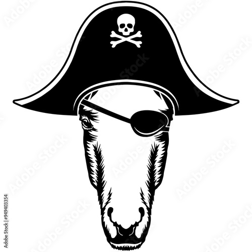 Картината върху платно Pirate Horse
