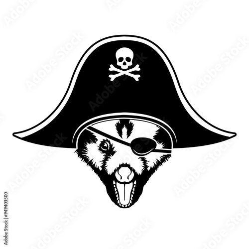 Pirate Opossum Angry