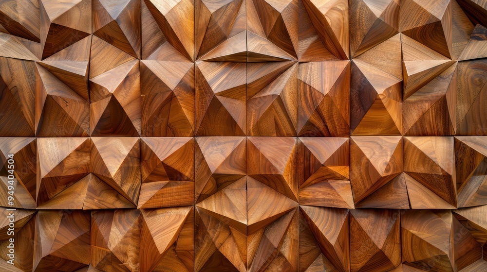 © t a k a h i r o - Geometric Wooden Wall Pattern © t a k a h i r o - Geometric Wooden Wall Pattern
