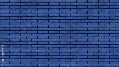 blue brick wall background