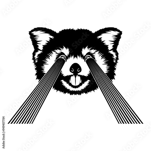 Red Panda Lazer Beam Eyes