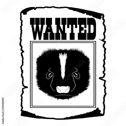 Skunk Wanted Poster photo