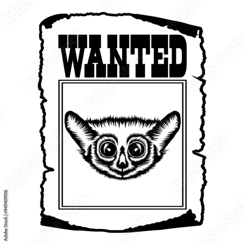 Tarsier Wanted Poster