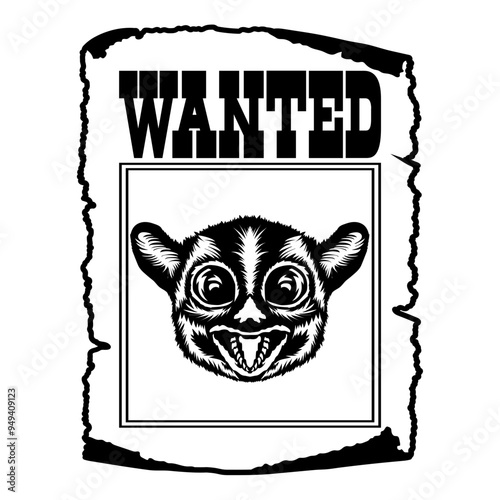 Tarsier Wanted Poster
