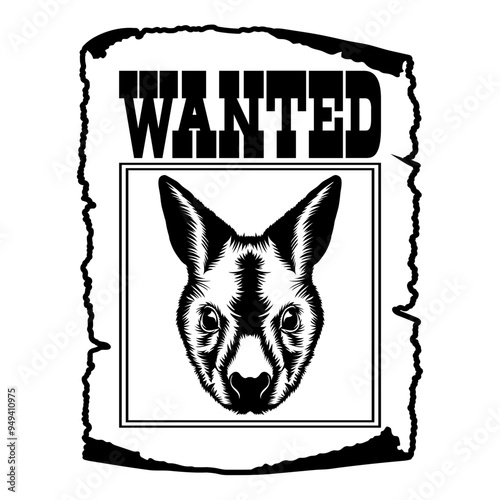 Wallaby Wanted Poster