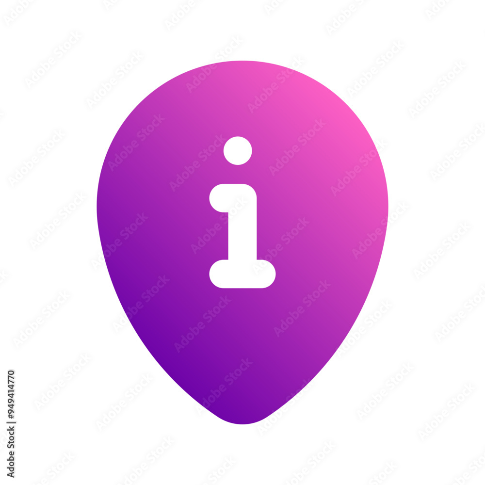 information point gradient icon information point gradient icon