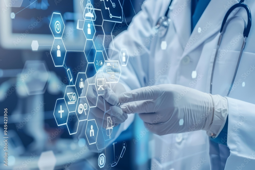 Concept of technology and innovation in the medical field Concept of technology and innovation in the medical field