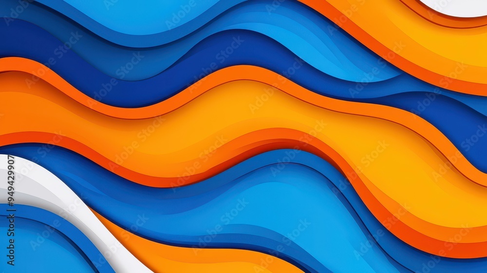 Vibrant abstract pattern with colorful curves and textures, blending yellow, orange, and blue for a modern artistic touch. Vibrant abstract pattern with colorful curves and textures, blending yellow, orange, and blue for a modern artistic touch.