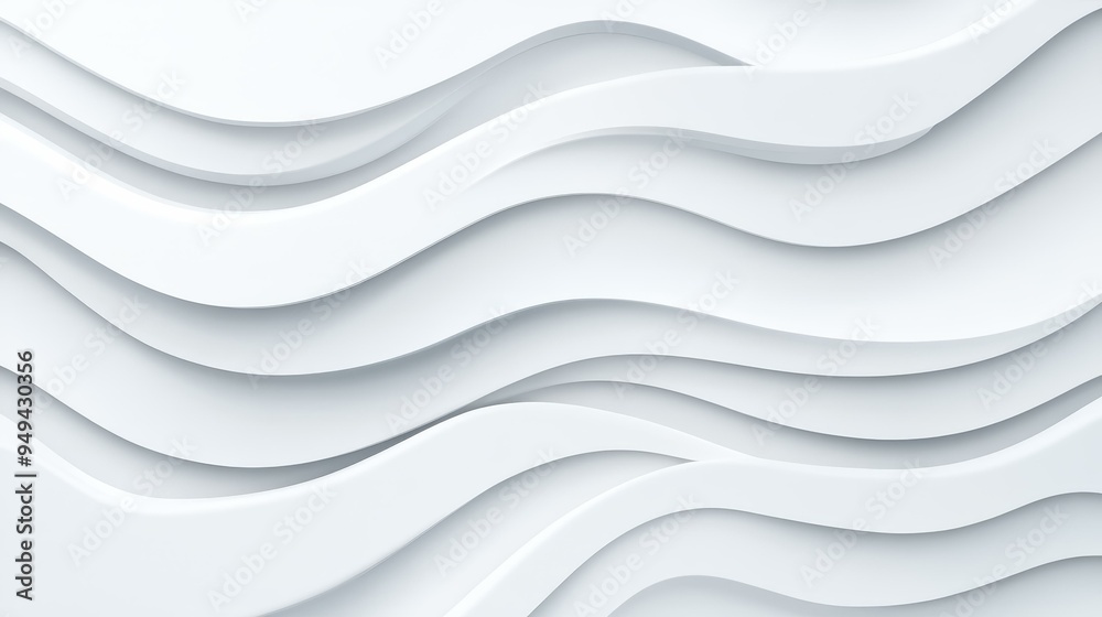 Sleek and modern abstract background featuring white curves and smooth waves, perfect for a futuristic aesthetic. Sleek and modern abstract background featuring white curves and smooth waves, perfect for a futuristic aesthetic.