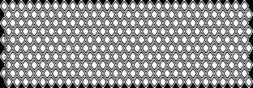 Abstract, Geometric, Lines, pattern, Illustration, vector, alternating overlapping, orderly arrangement background, banner, website, template. Black and white color.
