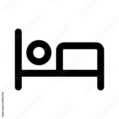 accommodation line icon