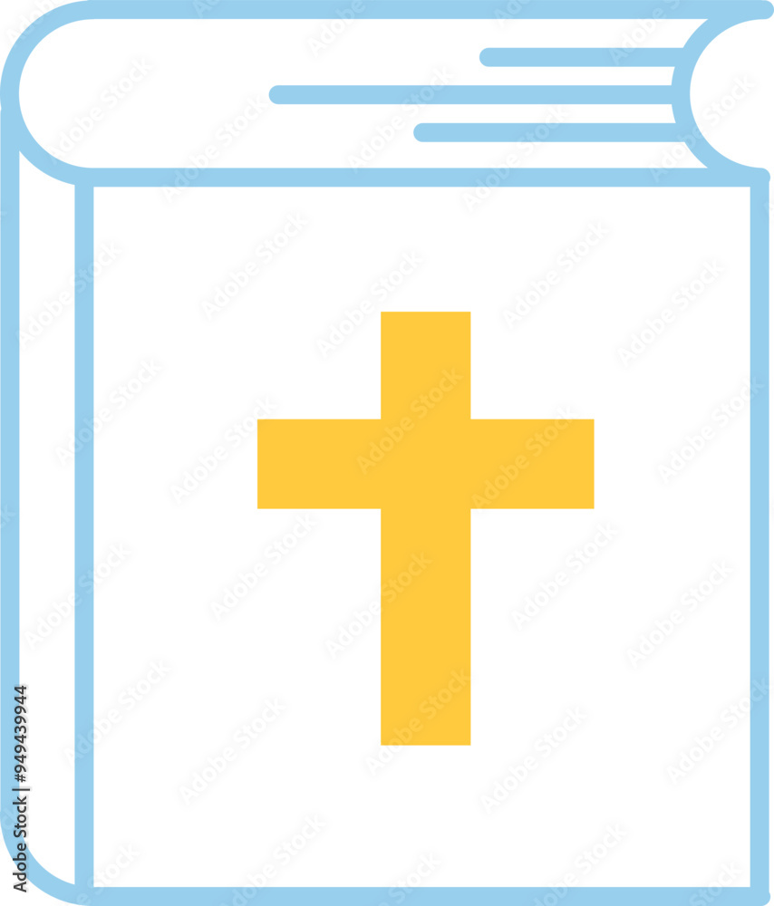 Fototapeta premium llustration vector icons about religion