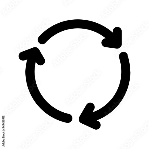roundabout line icon