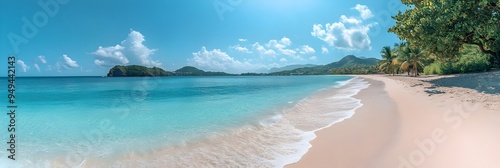 Breathtaking Turquoise Shores of Grenada s Grand Anse Beach Invites Tranquil Escape photo