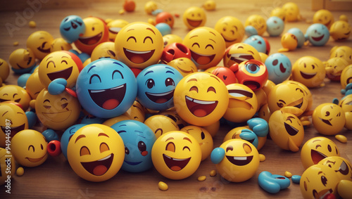 smiley faces emojy