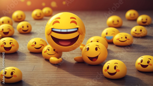 smiley faces emojy