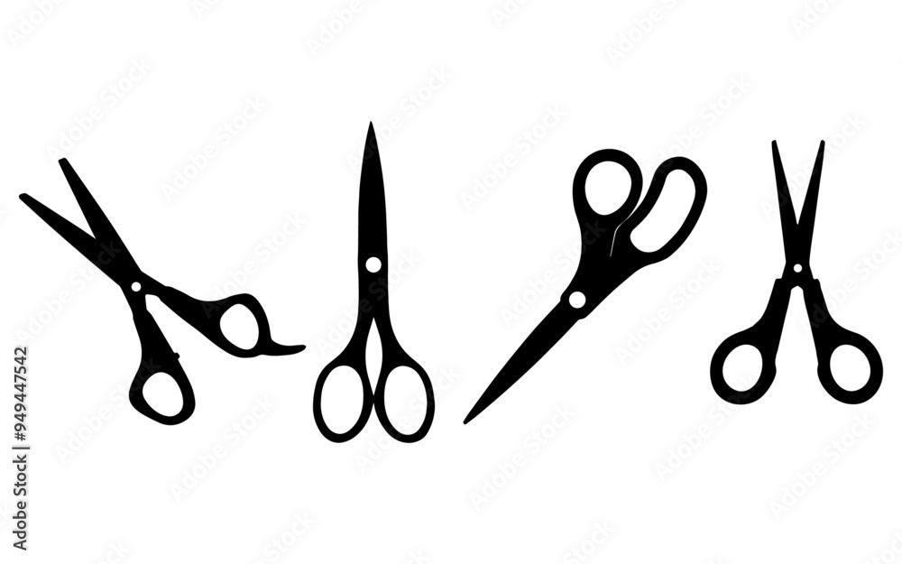 scissors set image, black vector scissor set, png scissor images scissors set image, black vector scissor set, png scissor images