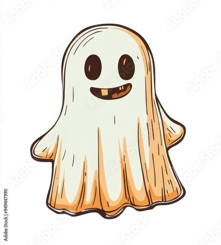 Halloween characters white background