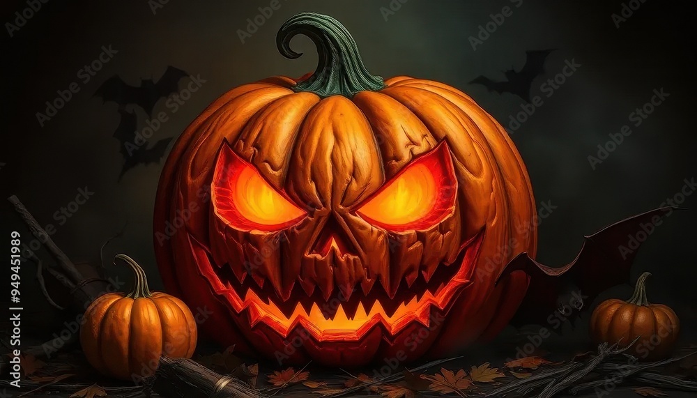 halloween pumpkin on a black background halloween pumpkin on a black background