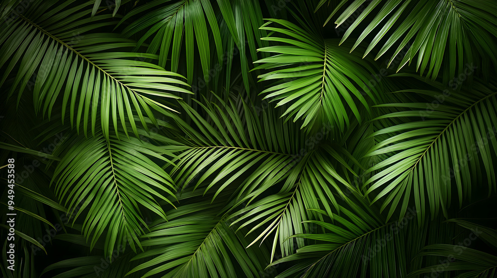 Palm leaves background Palm leaves background