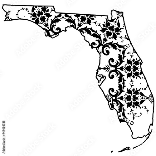 Florida Vintage Pattern