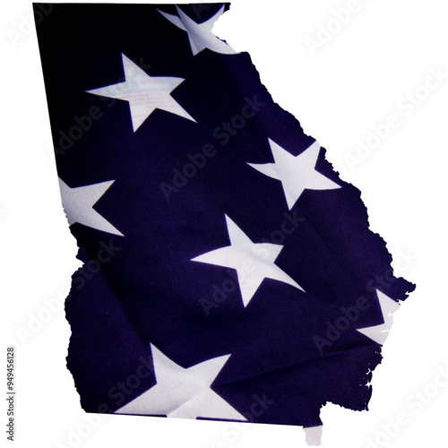 Georgia US Flag Stars