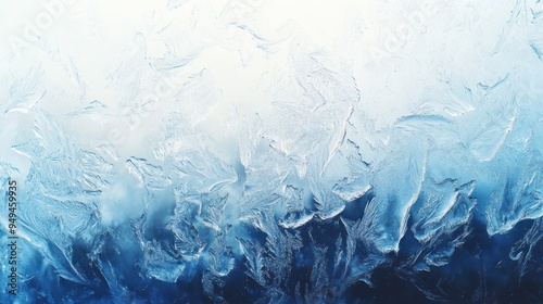  frost forming delicate patterns on a windowpane, 