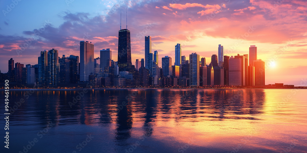 Obraz premium Beautiful Chicago 