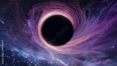 Exploring the mysteries of black holes in deep space with stunning cosmic visuals