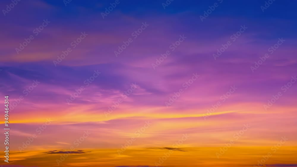 Stunning sunset view over the horizon with vibrant purple and orange sky colors Stunning sunset view over the horizon with vibrant purple and orange sky colors