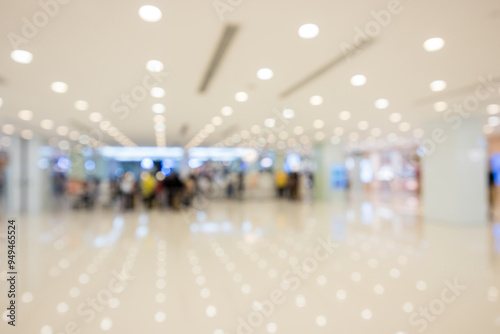 Bokeh of the shopping mall