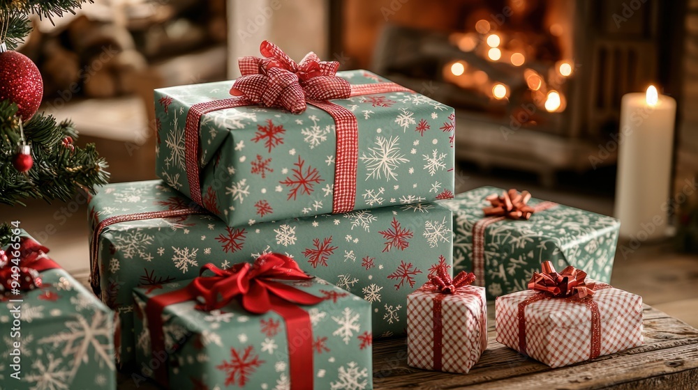 Festive Last-Minute Christmas Gift Cards with Cheerful Gift Wrapping for a Special Holiday Surprise