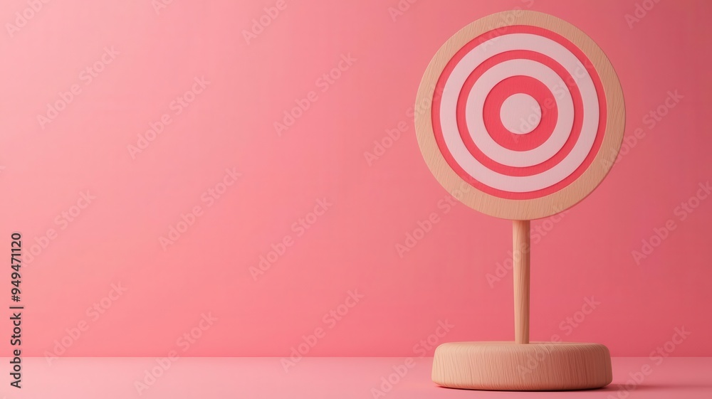 Business strategy development, goal setting, team alignment, 3D illustration Business strategy development, goal setting, team alignment, 3D illustration