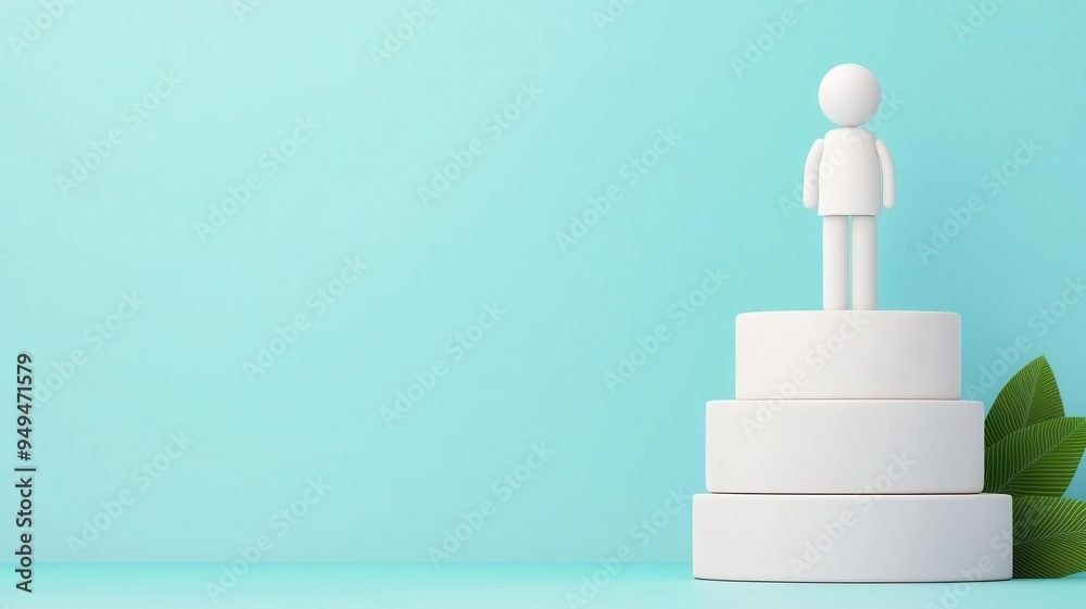 Strategy meeting, goal alignment, business objectives, 3D illustration