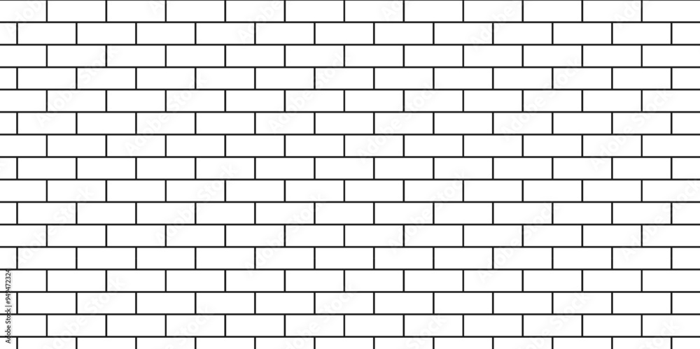 White brick blank home wall texture copy for space panorama white tiles and black joints. white brick wall used for background.
White brick blank home wall texture copy for space panorama white tiles and black joints. white brick wall used for background.