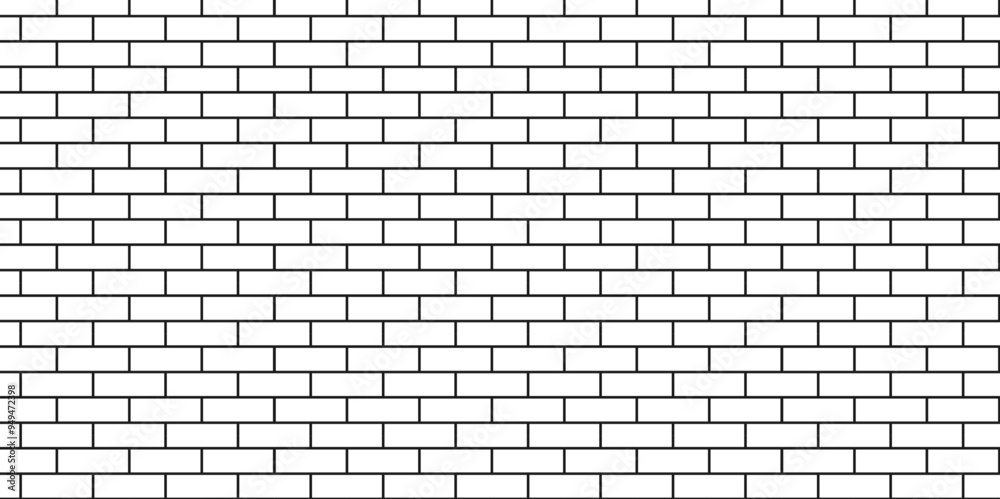 White brick blank home wall texture copy for space panorama white tiles and black joints. white brick wall used for background.
White brick blank home wall texture copy for space panorama white tiles and black joints. white brick wall used for background.