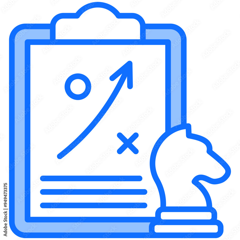 Obraz premium Strategic Consulting Icon