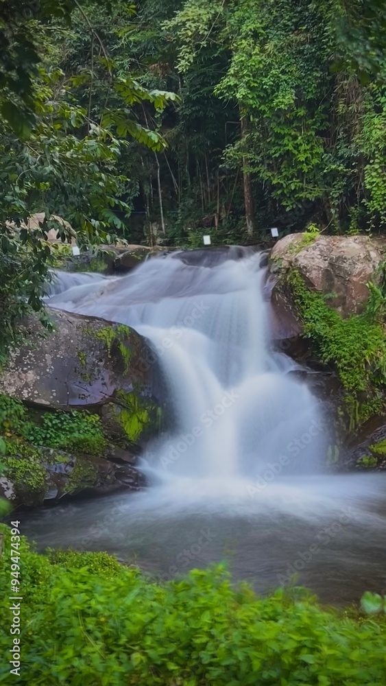 Long exposure Soi Dao waterfall at Phu Soi Dao National Park, Uttaradit, Thailand. Long exposure Soi Dao waterfall at Phu Soi Dao National Park, Uttaradit, Thailand.