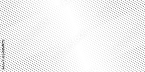 	
Abstract thin black and white gradient silver tech stripe diagonal line vector carve wave minimal texture. vector illustration monochrome stripe pattern technology web graphic design.