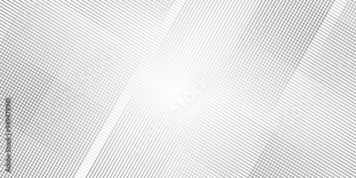 Vector tech Abstract thin black and white gradient silver stripe diagonal line vector carve wave minimal texture. vector illustration monochrome stripe pattern technology web graphic design.