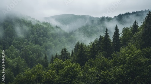 Forest overlooks, photography, environmental ICONS 