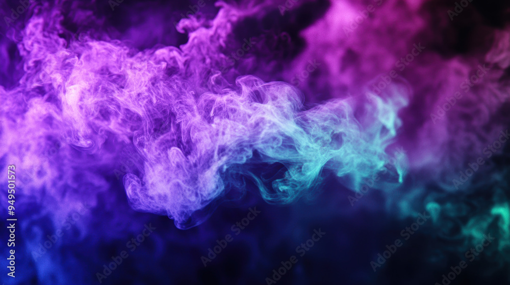Purple and Blue Smoke. Purple and Blue Smoke.