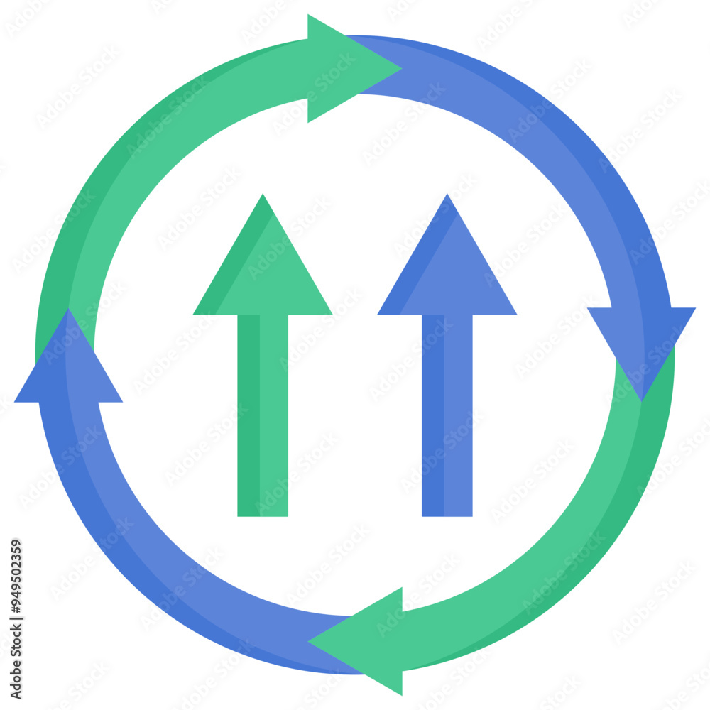 Continuous Improvement Icon Continuous Improvement Icon
