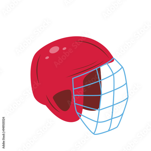 Sticker Ice hockey helmet