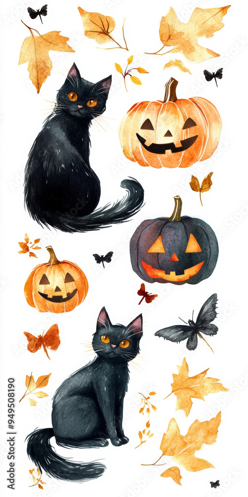 Halloween art illustration Halloween art illustration