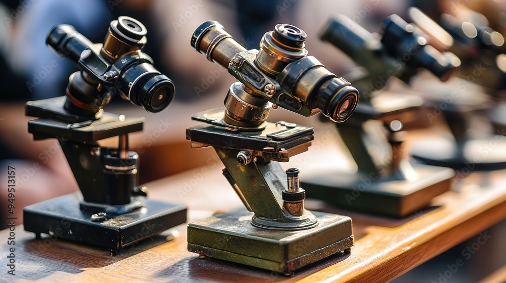 Fototapeta premium Comprehensive Collection of Lab Equipment Featuring Essential Tools and Instruments Used in Scientific Research and Experiments. 