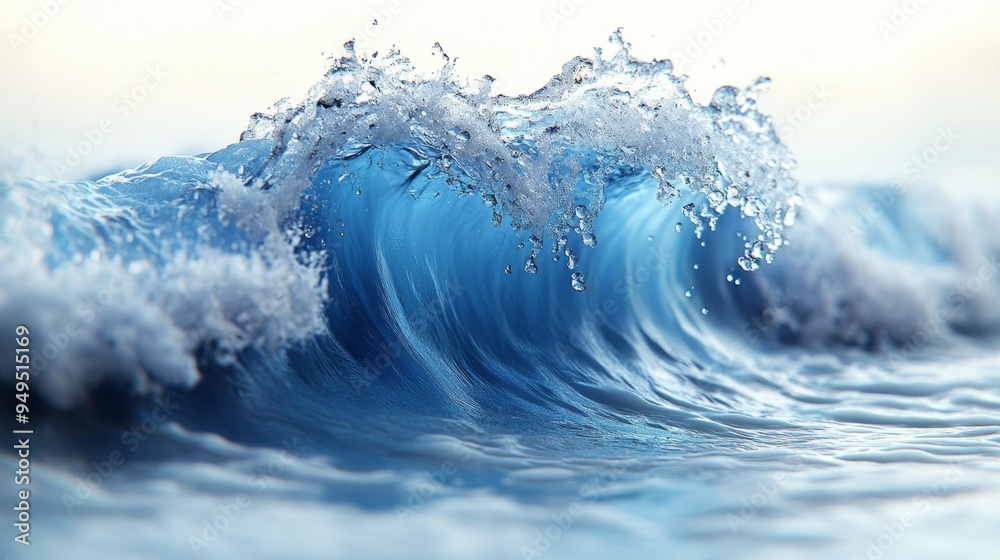 Dynamic Ocean Wave Captured Mid-Surge Generative AI Dynamic Ocean Wave Captured Mid-Surge Generative AI